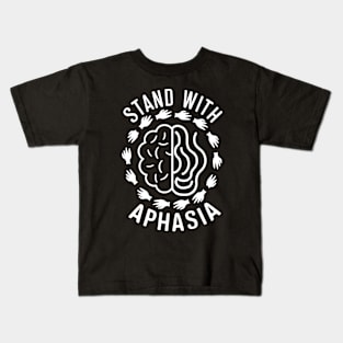 Stand With Aphasia Warriors Kids T-Shirt